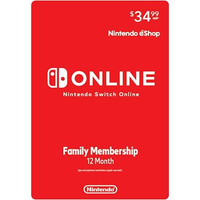 Nintendo Switch Online 12-Month Family Membership &amp; SanDisk 128GB memory card | $102.98 $34.99 at Best BuySave $67.99