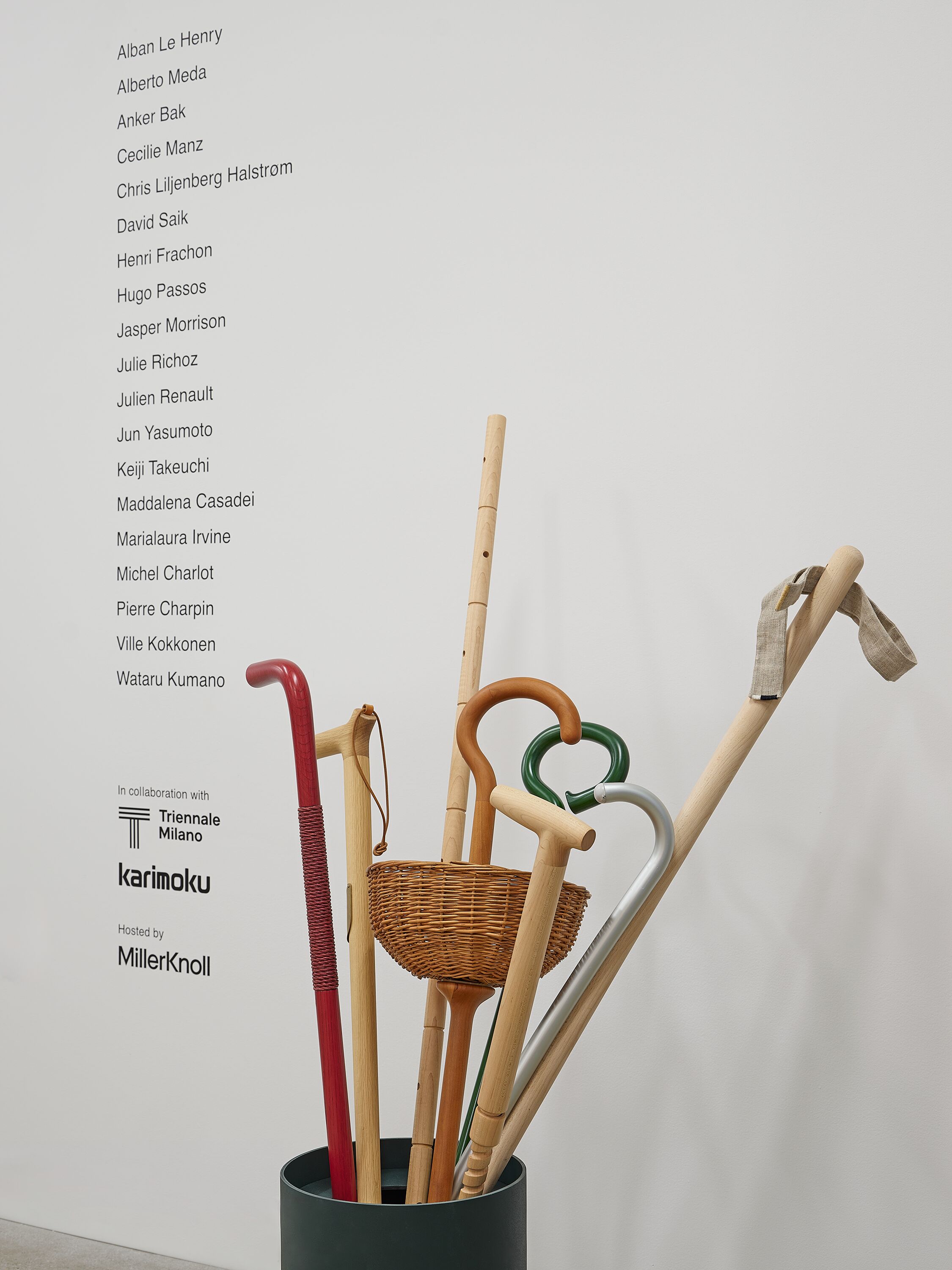 Walking Sticks on show at MillerKnoll, New York