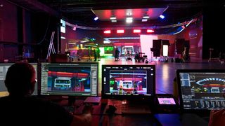 Chaos USD; a photo of a film studio