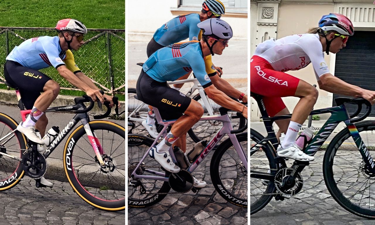 Remco Evenepoel, Jasper Stuyven and Kasia Niewiadoma at the Olympics