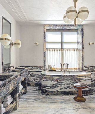 Bathroom in marble