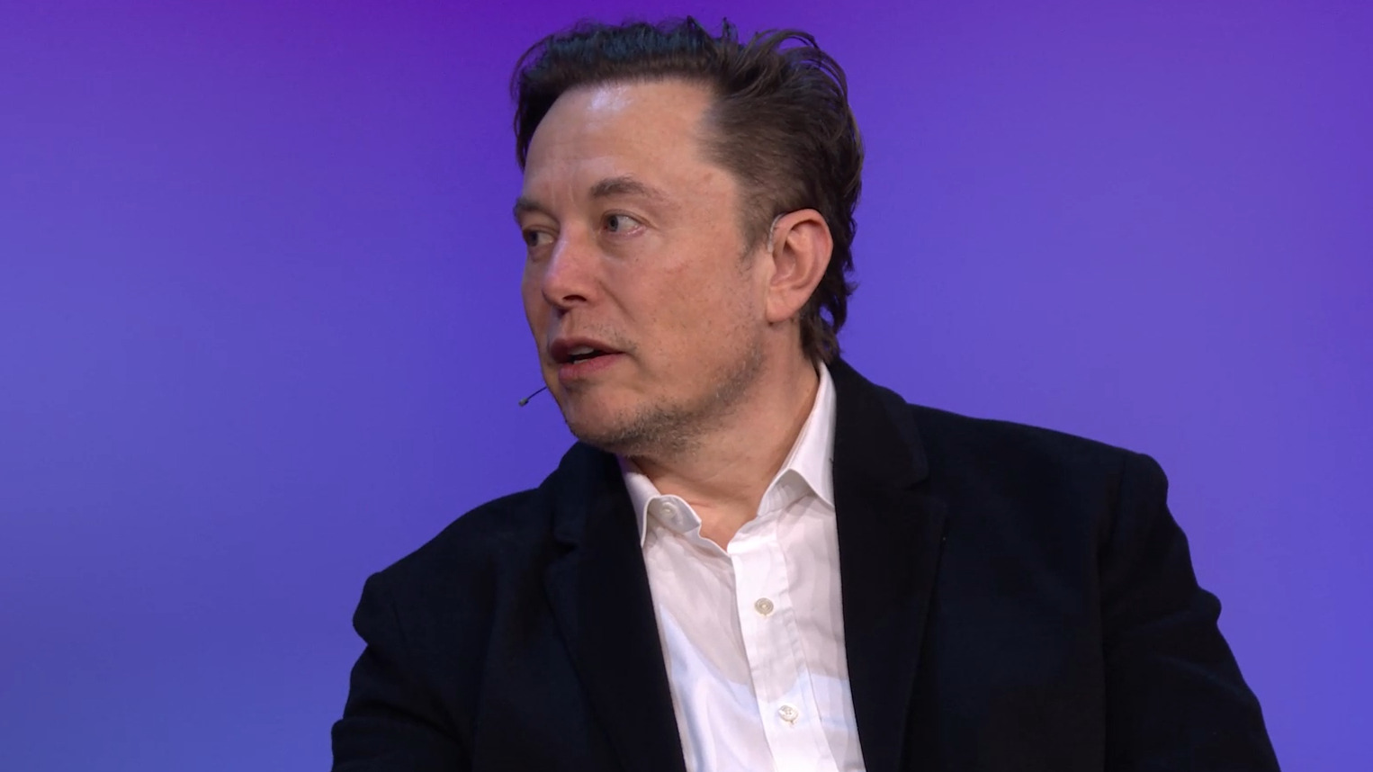 Elon Musk en la conferencia TED2022