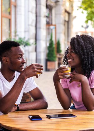 Couple on a date