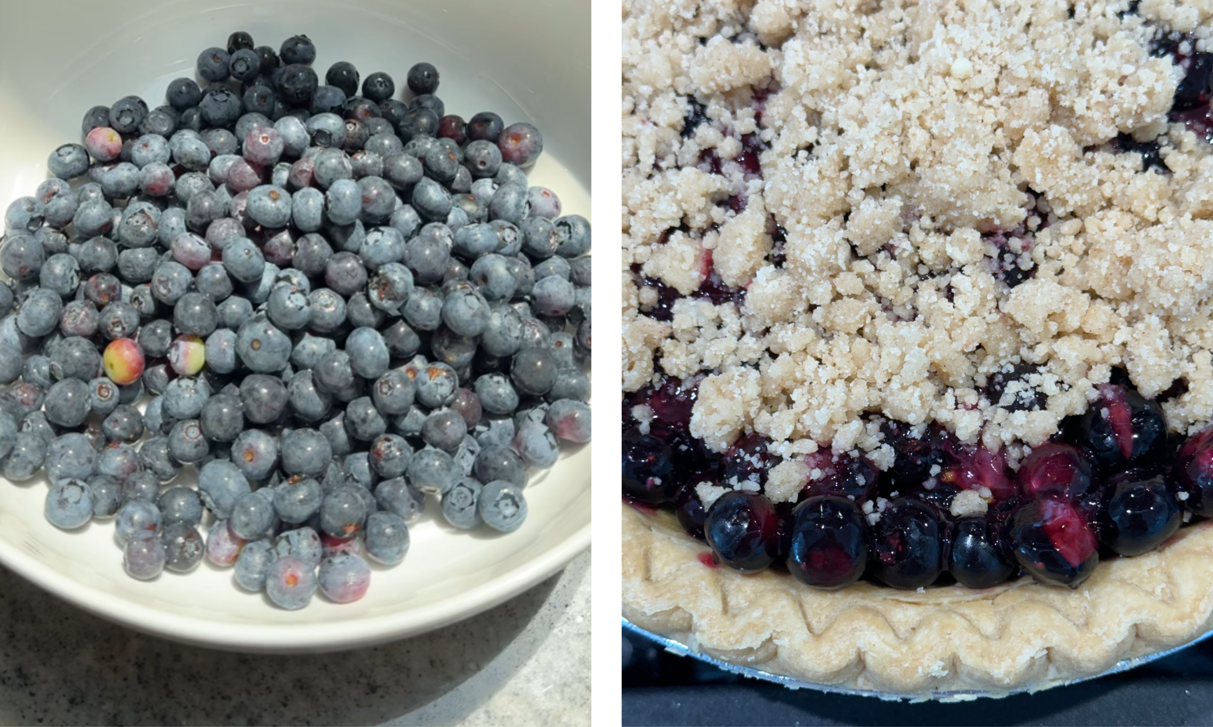 blueberry pie