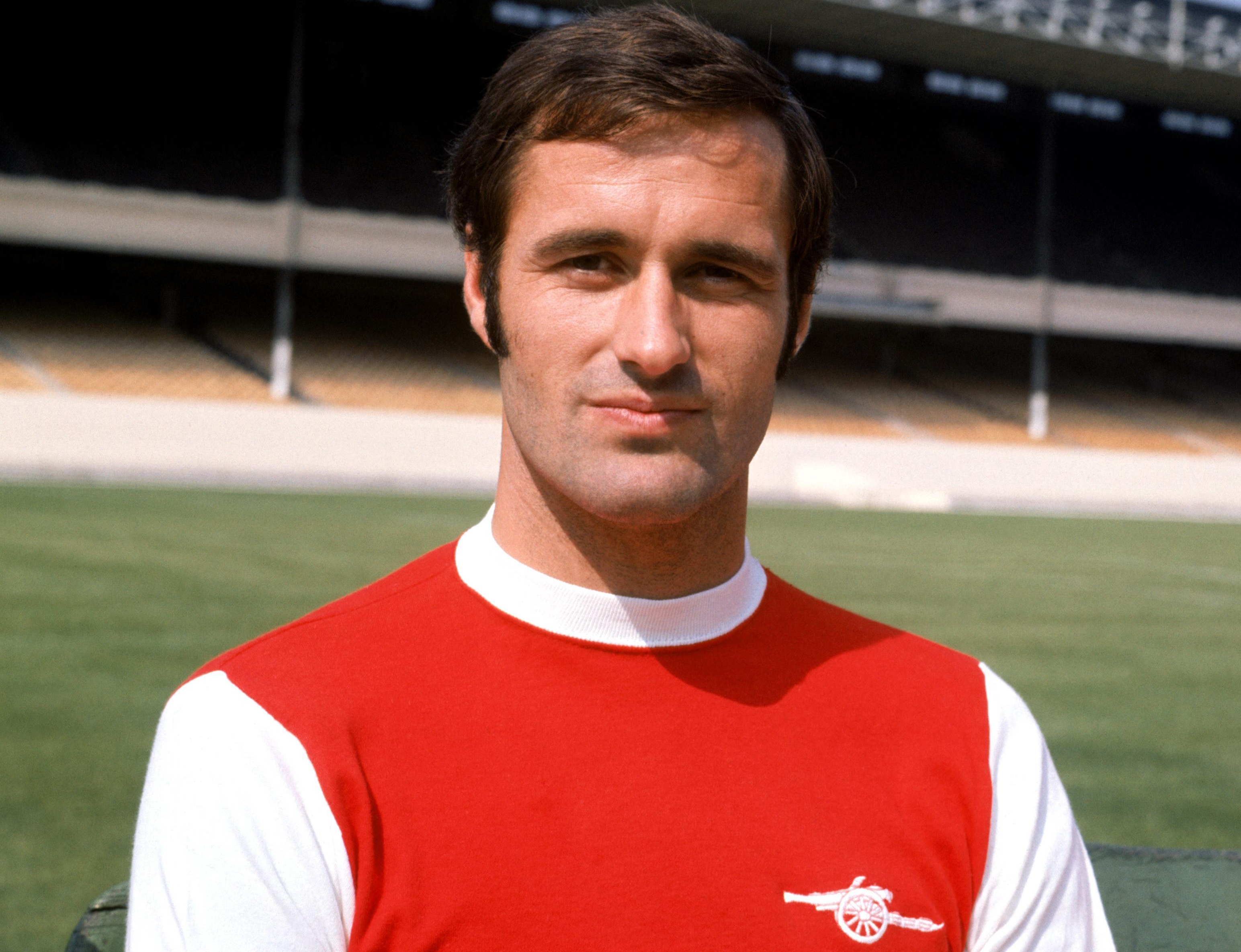 George Graham at Arsenal in 1969