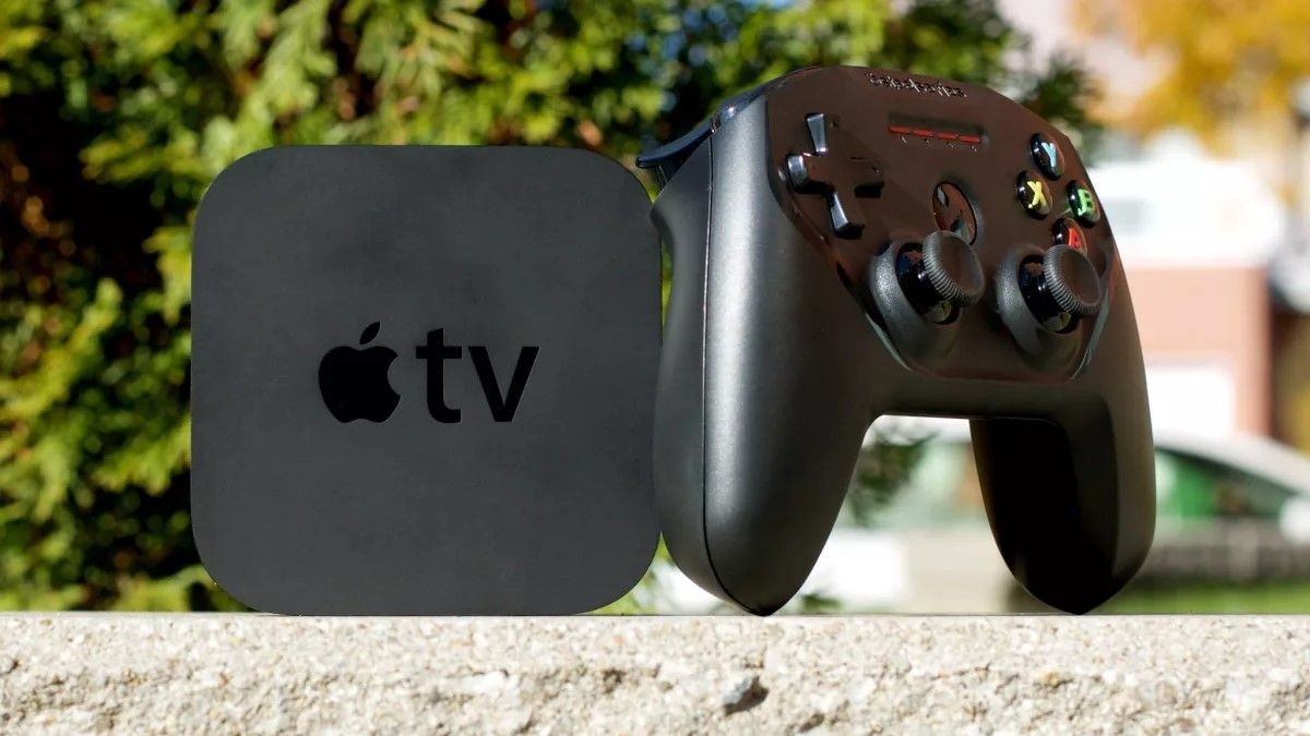 Apple TV and controller