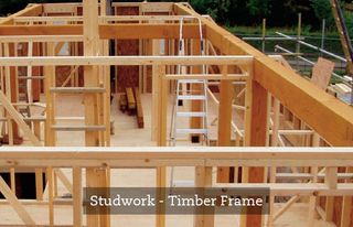 Timber frame studwork