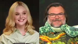 Elle Fanning takes a lie detector test, and Jack Black has a snake around his neck on CBS Mornings.