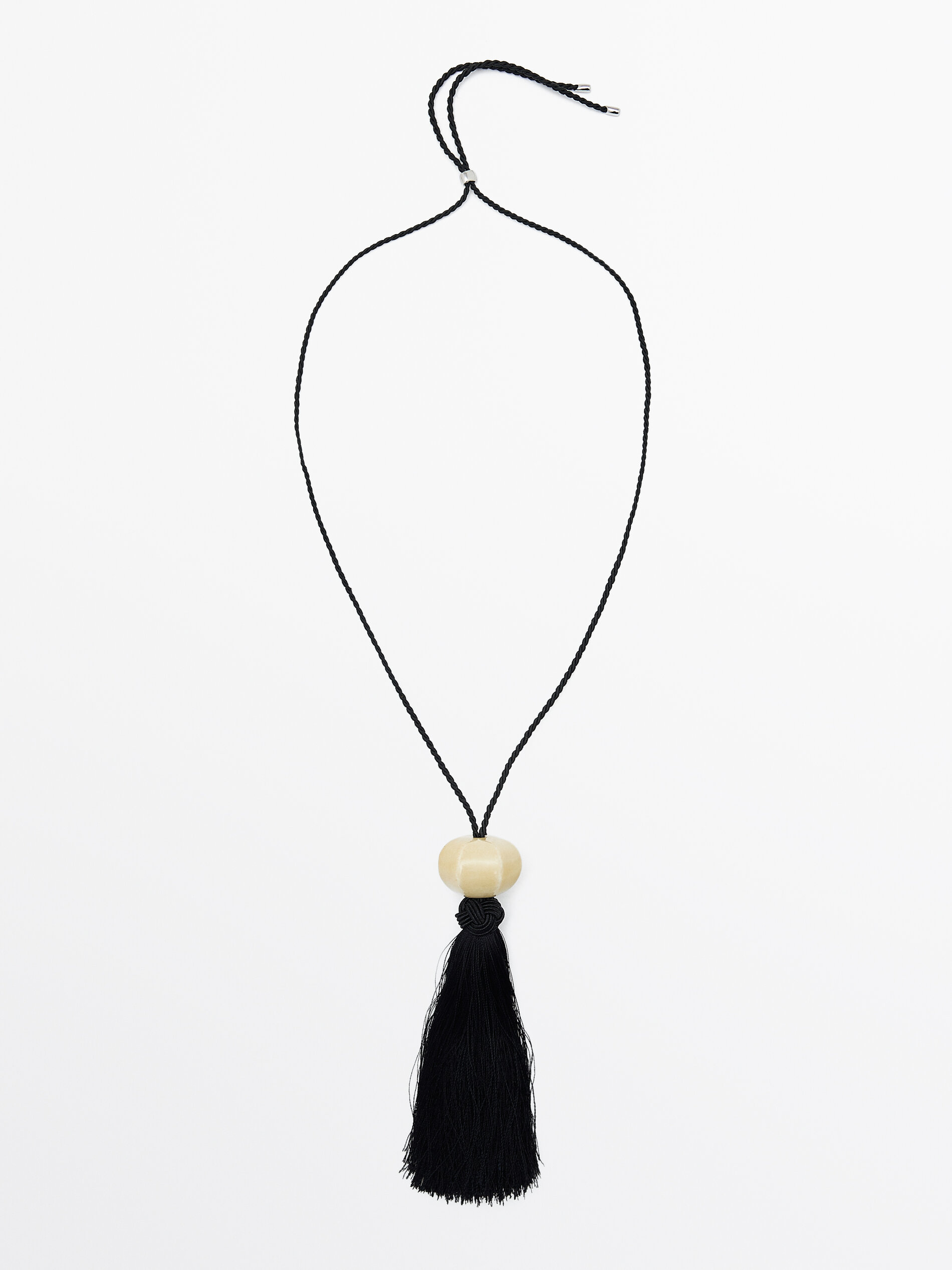 Ceramic Tassel Necklace