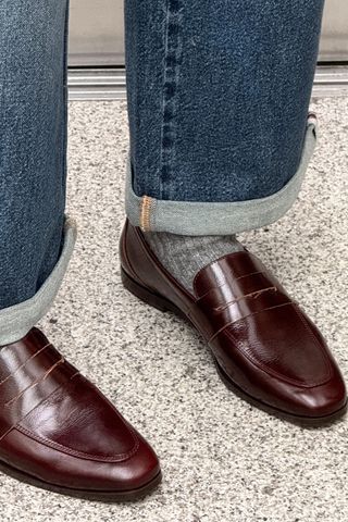 Leather Penny Loafers