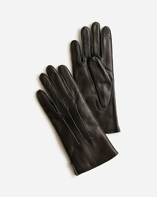 Italian Leather Tech-Touch Gloves