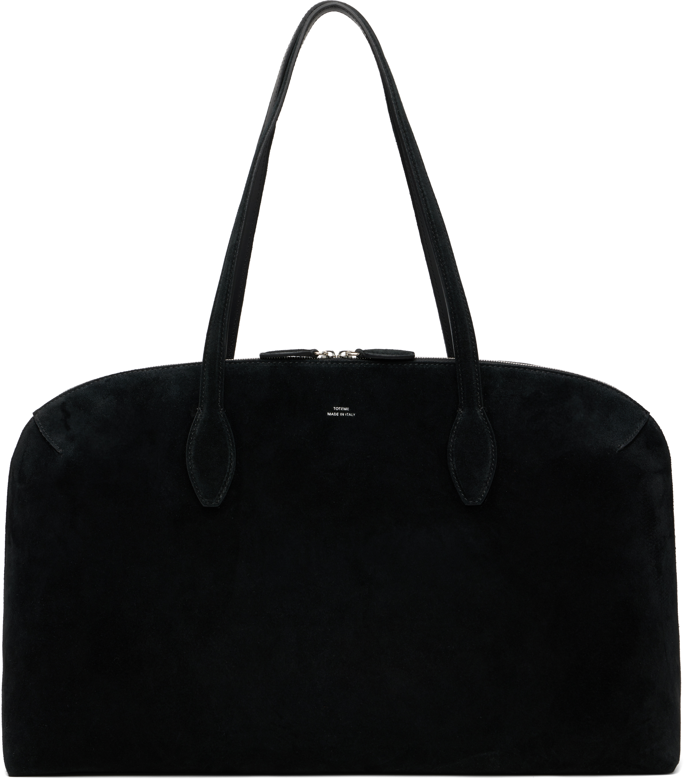 Black Suede Day Tote