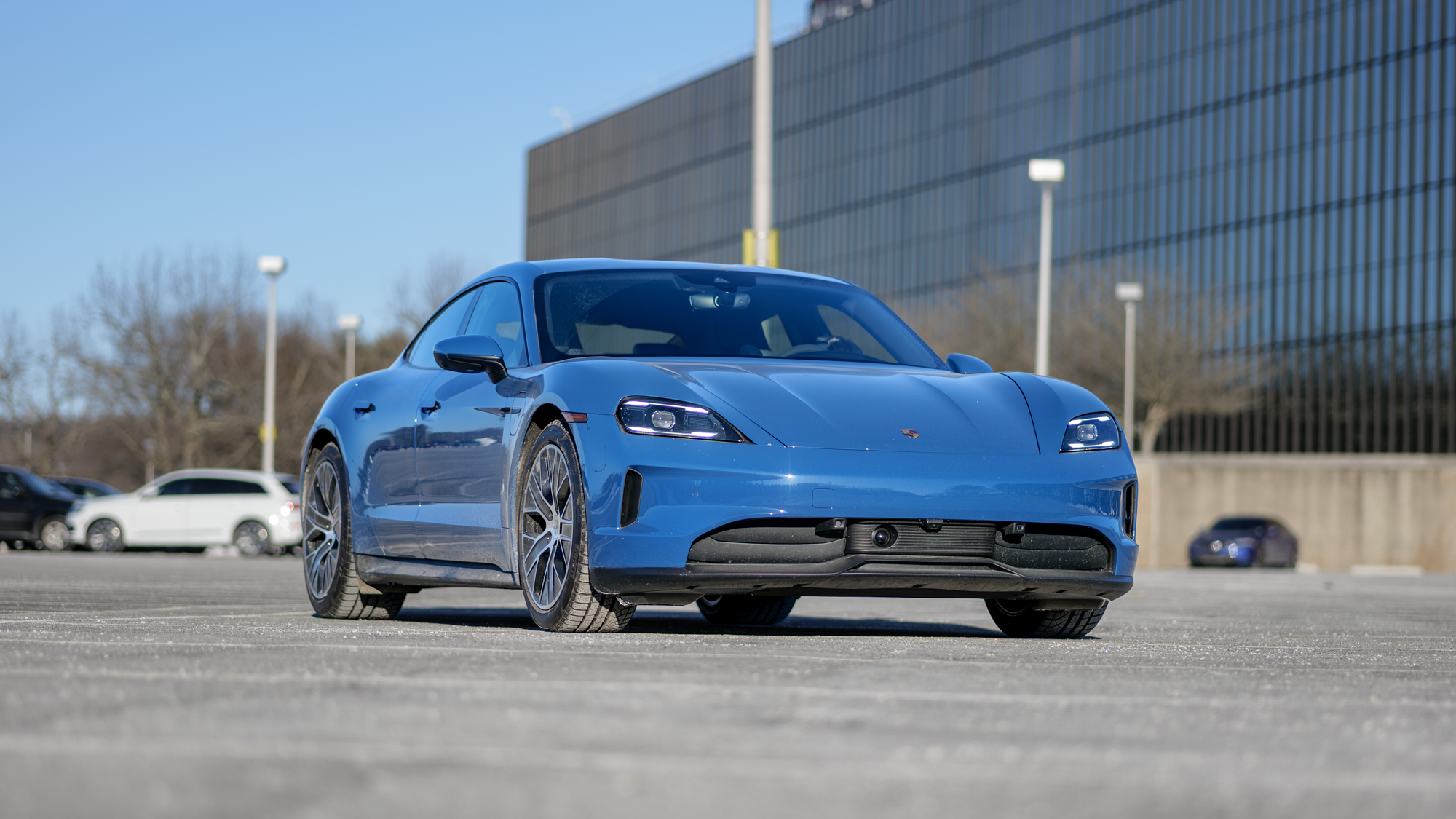 2025 Porsche Taycan test drive.