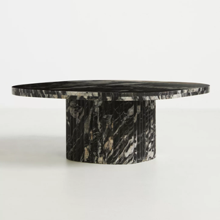 Kanta Marble Coffee Table In Black