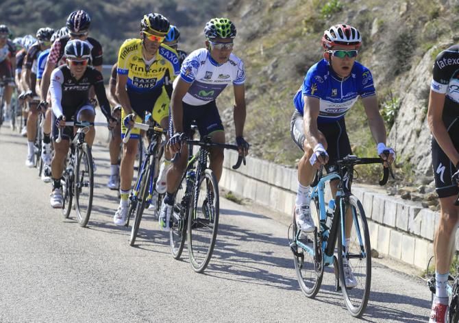 Michal Kwiatkowski (Omega Pharma - QuickStep) cracked and lost his lead