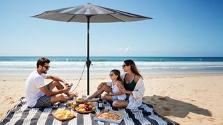 Move over Mary Poppins: this solar umbrella will charge your devices while you chill in the shade