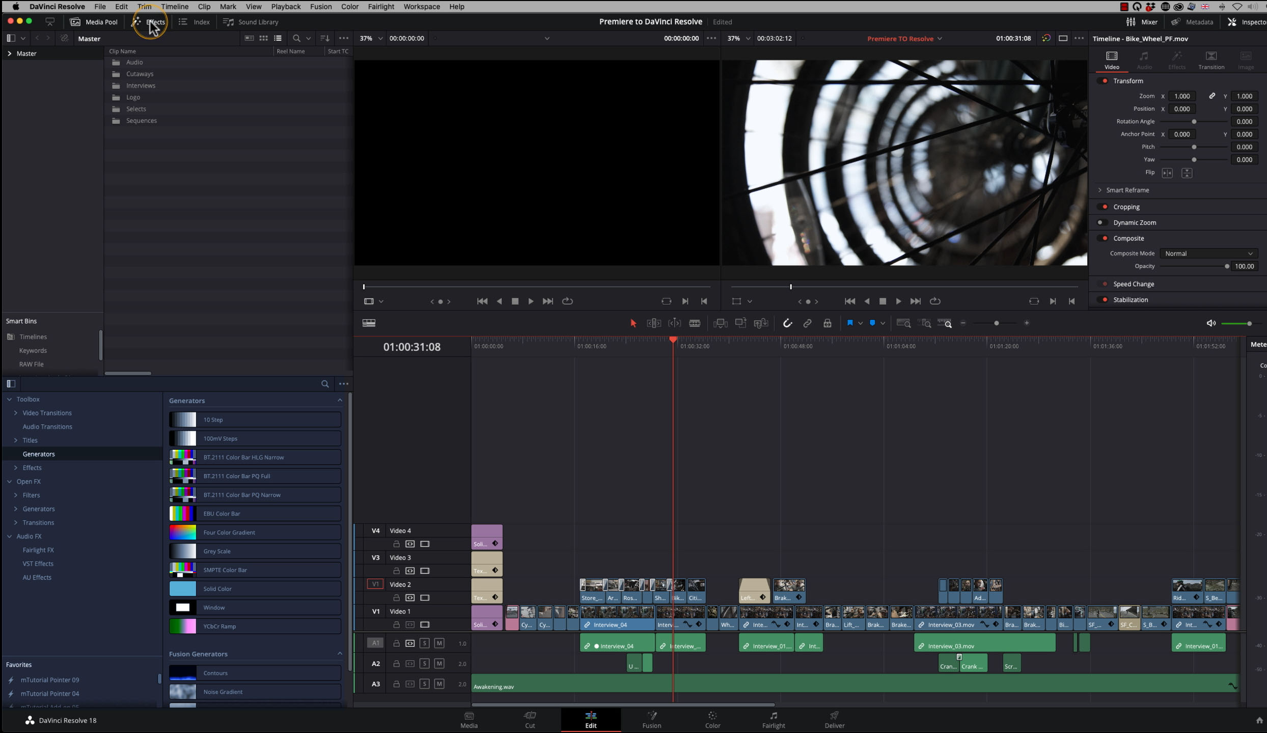 Premiere Pro К DaVinci Resolve: 9 Советов Для Плавного Перехода