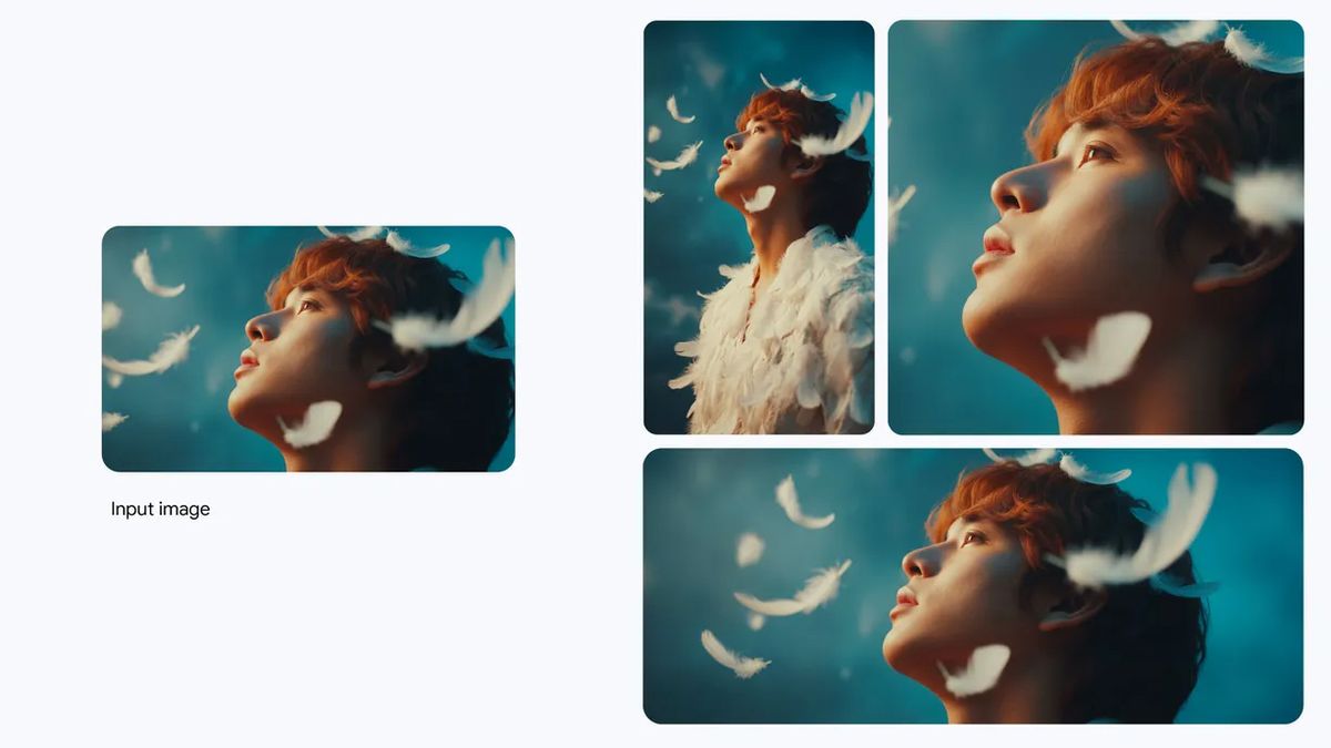An example of input and output images from Nano Banana Pro