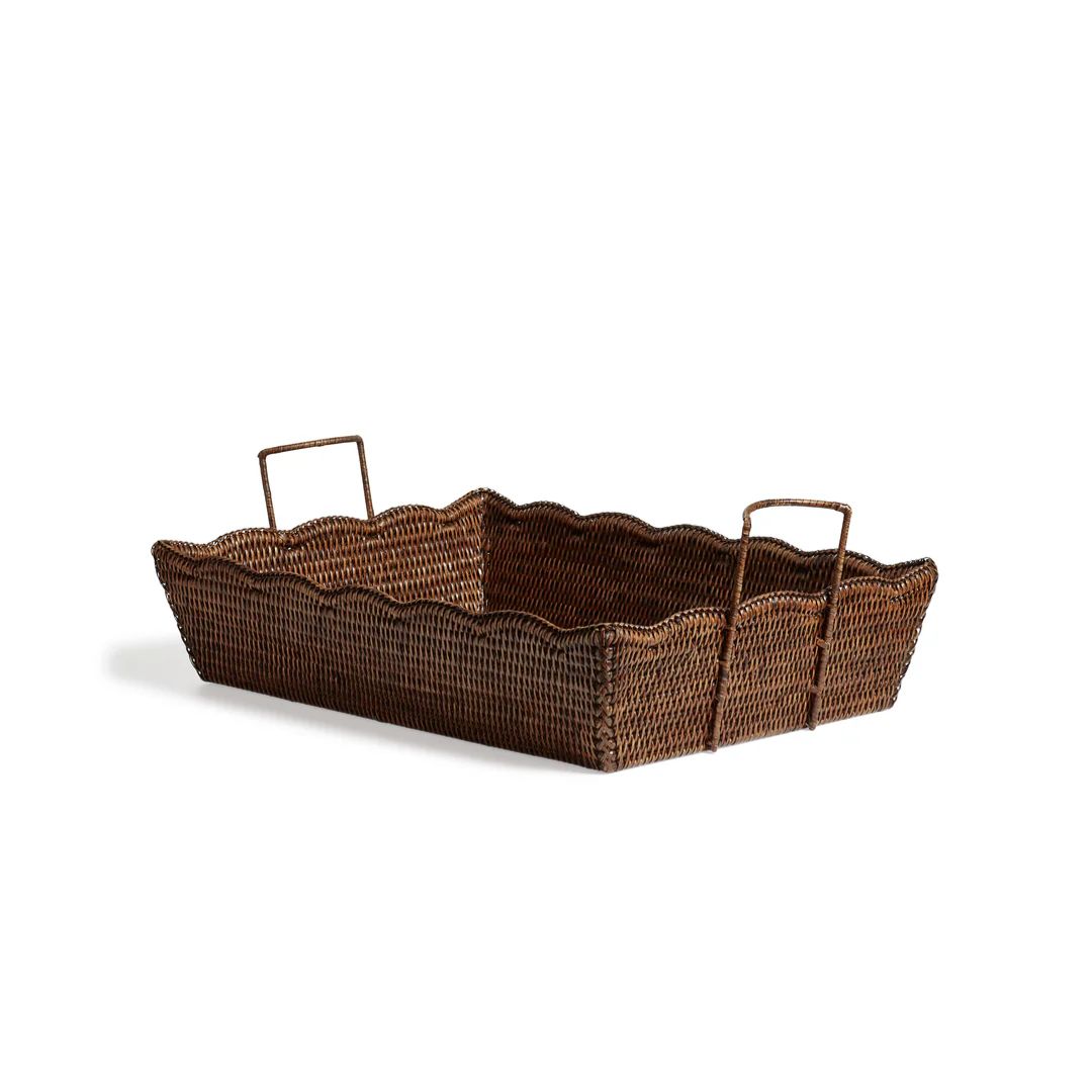 Oka Prod, Talasa Rectangular Rattan Basket 