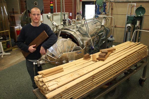 research in action, nsf, wood thermal modification