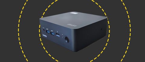 The MSI Cubi NUC 1M on the ITPro background