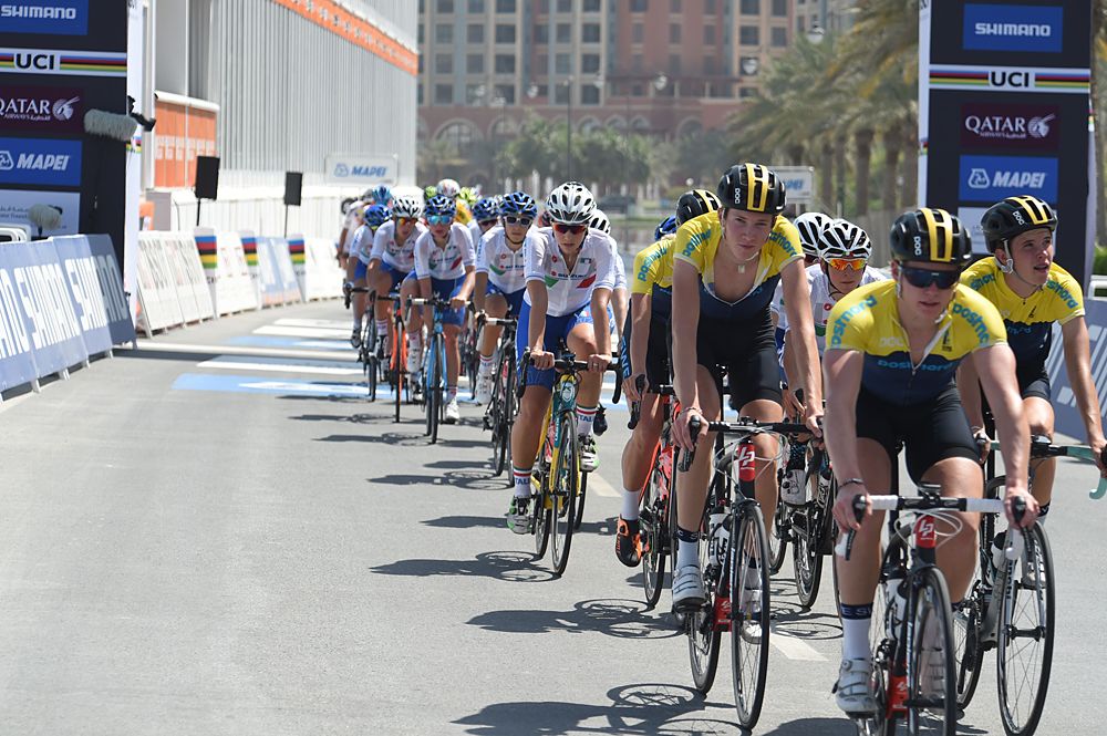 The Swedes train in Doha