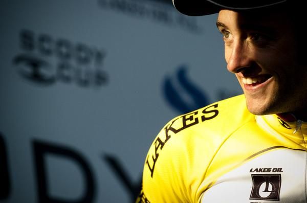 The sun shines on Nathan Haas of Genesys Wealth Advisers during his dominance in the Tour of Gippsland which began his reign on the domestic scene in 2011.