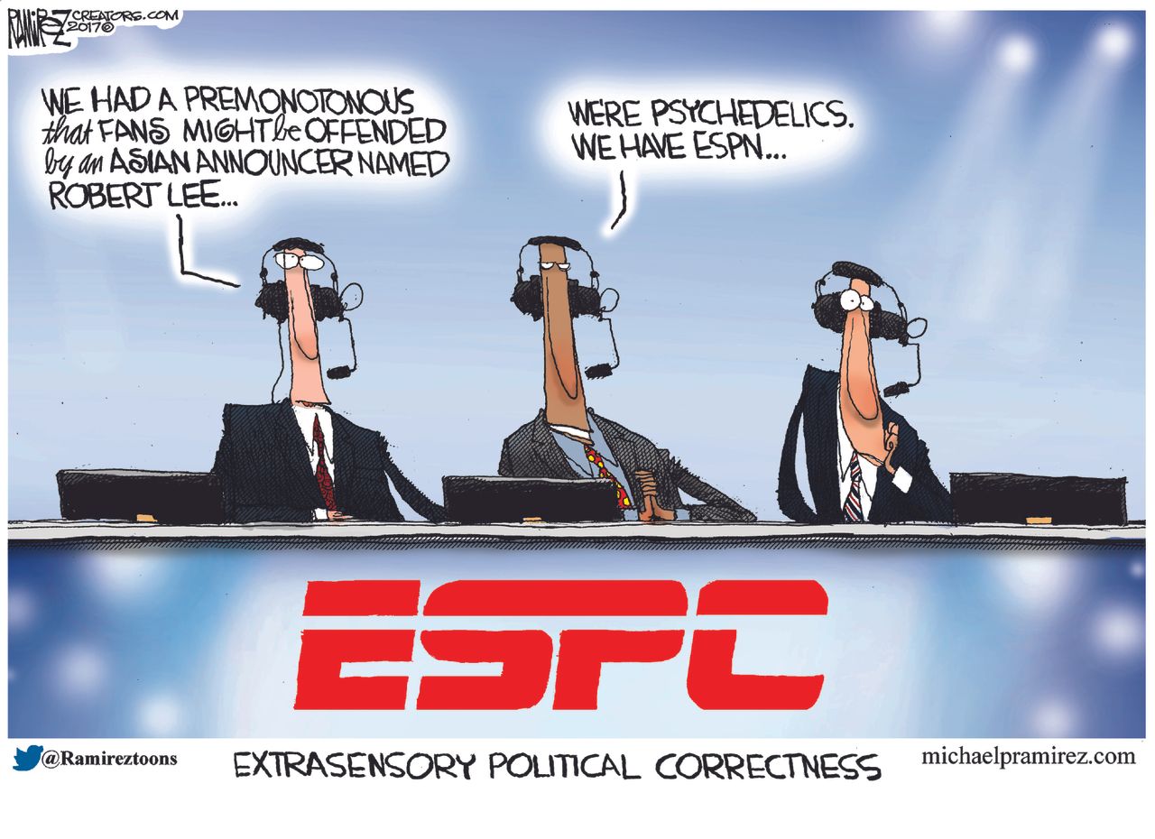 Political cartoons U.S. ESPN Robert Lee Confederate