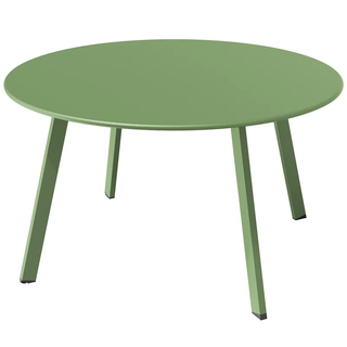 small round green coffee table