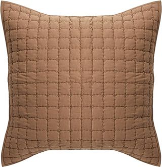 brown square cushion
