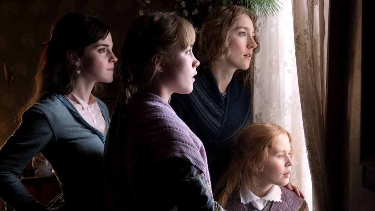 Jo, Meg, Amy, and Beth March in Little Women.