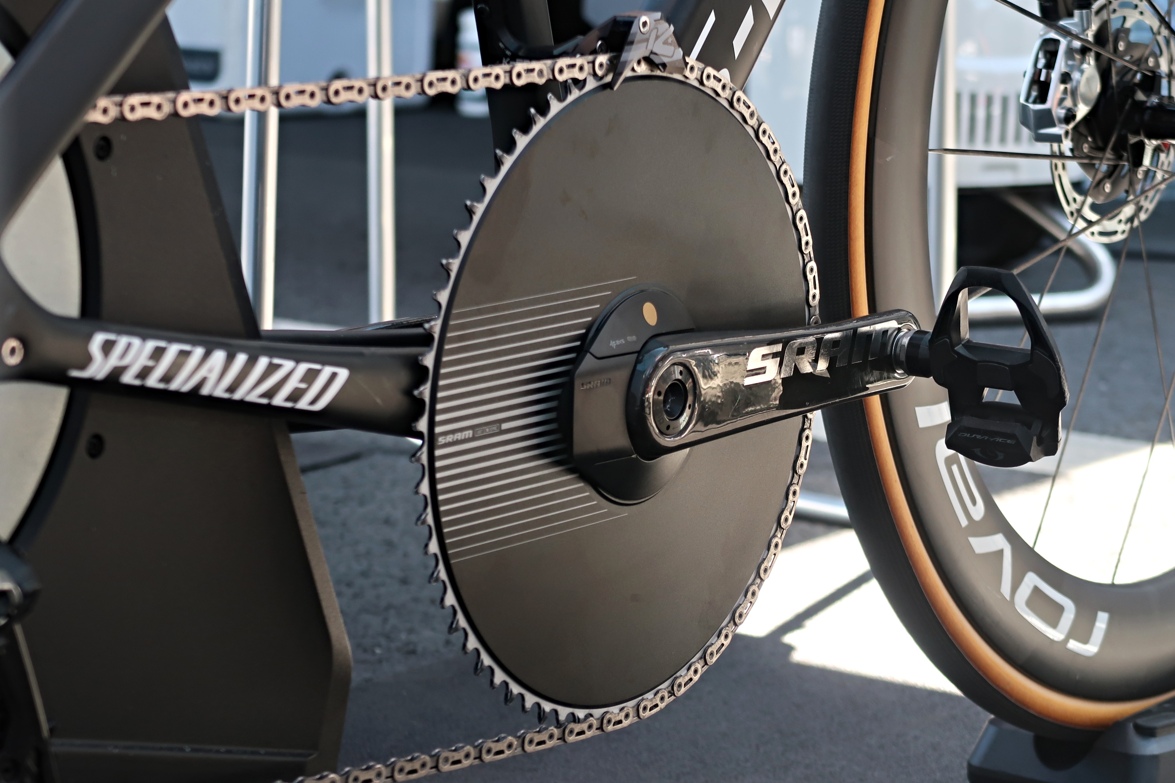 A 68-tooth chain ring at the Tour de France