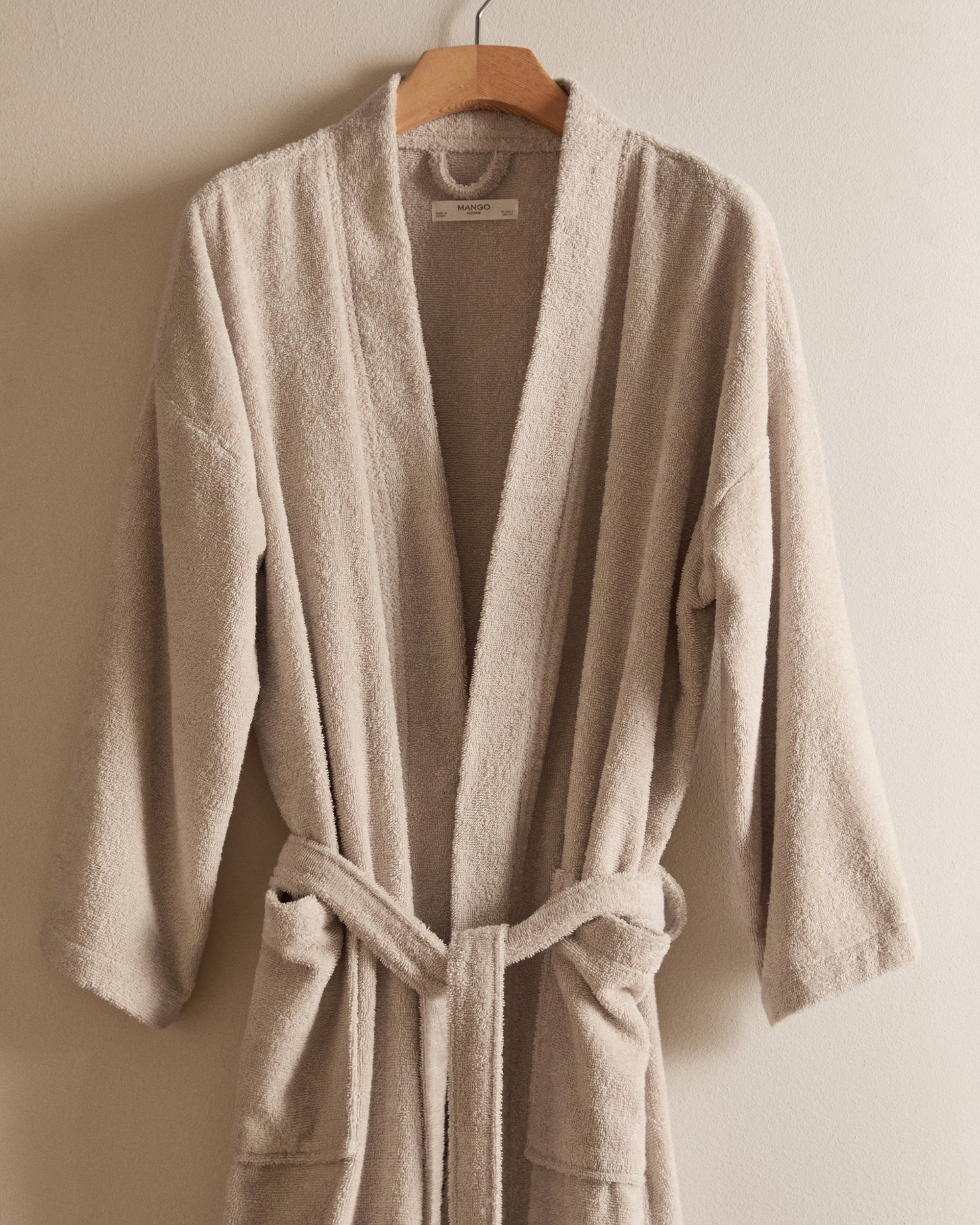 MANGO, Terry Cotton Bathrobe