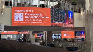 Digital displays at the Pennsylvania Convention Center from AJP. 
