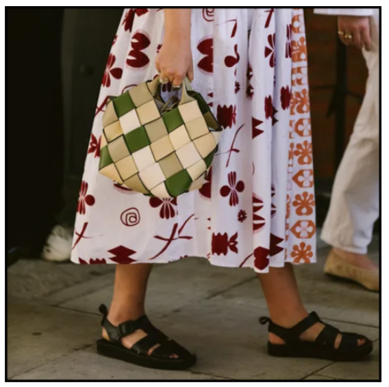 woman wearing fisherman sandals 