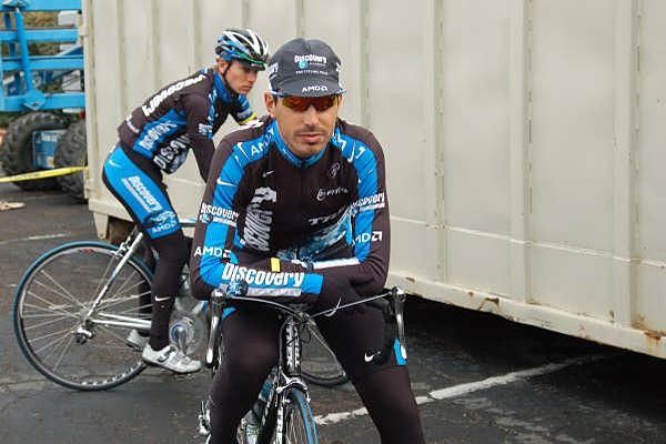 Waiting to start the ride.