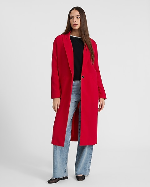 Express, One Button Topcoat