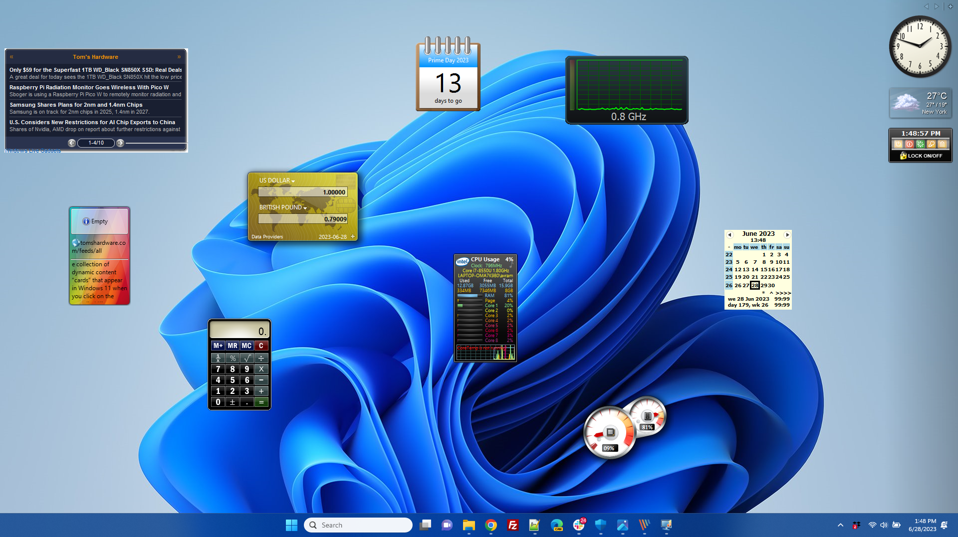 Windows 10 Add Clock Widget To Desktop at Edna Anderson blog