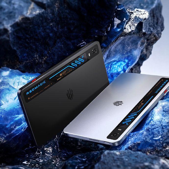 RedMagic teases its next gaming tablet, the Gaming Tablet 5 Pro, on Weibo, showcasing it in white and black, and stating it features "water cooling."