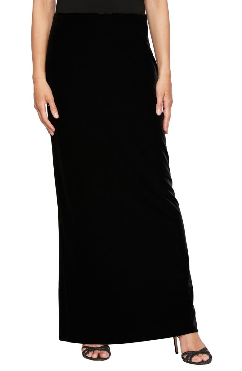 Velvet Long Skirt