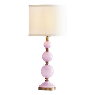 Lamp with bubble-shaped base
