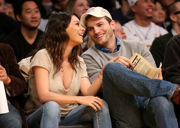 Mila Kunis and Ashton Kutcher.