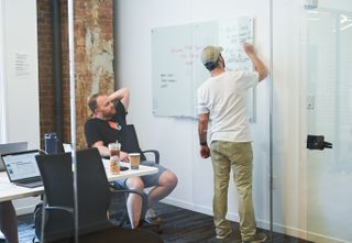 Images from the PhotoShelter office, with staff working