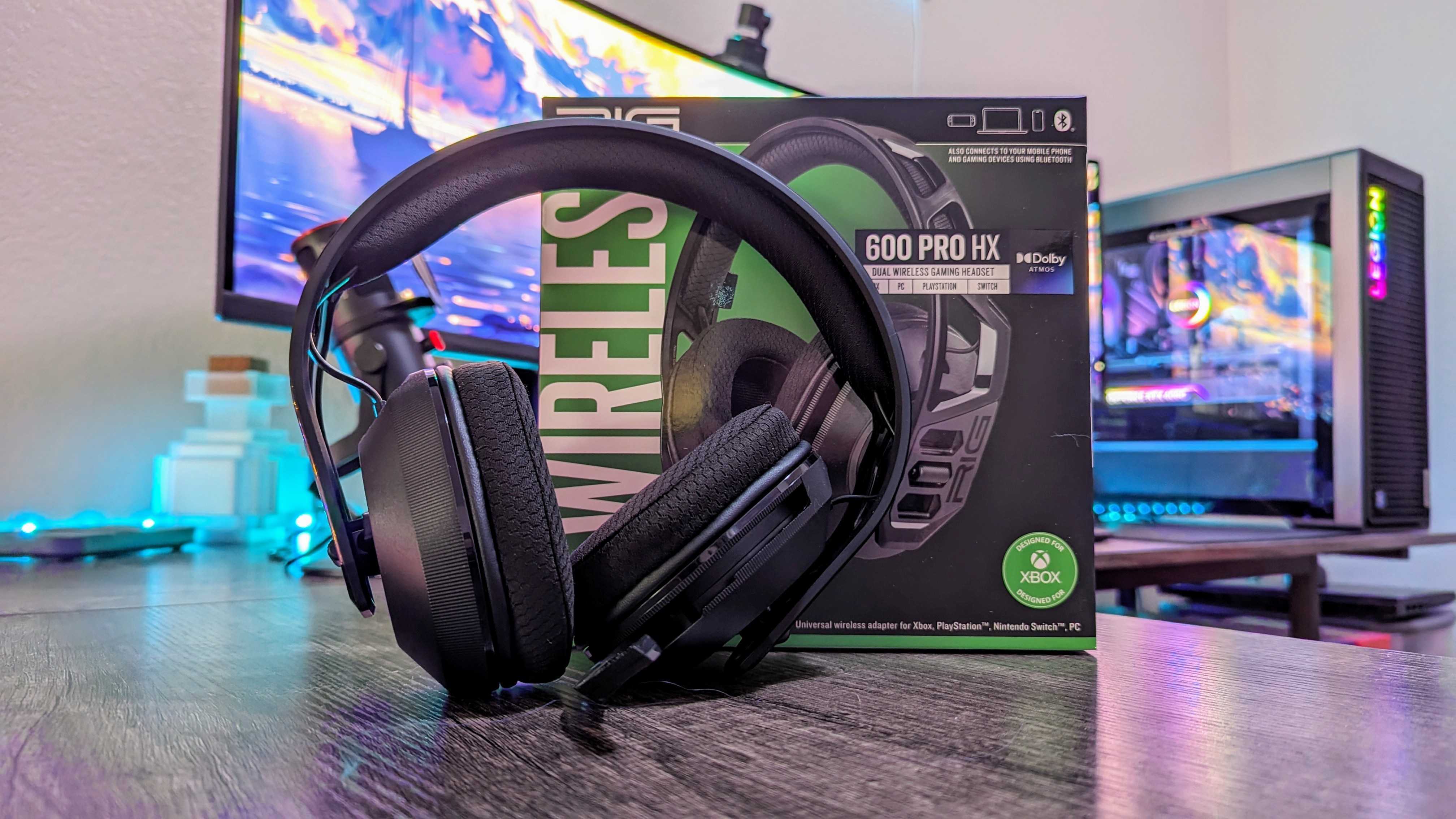 Image of the RIG 600 Pro HX wireless gaming headset for Xbox and PC.
