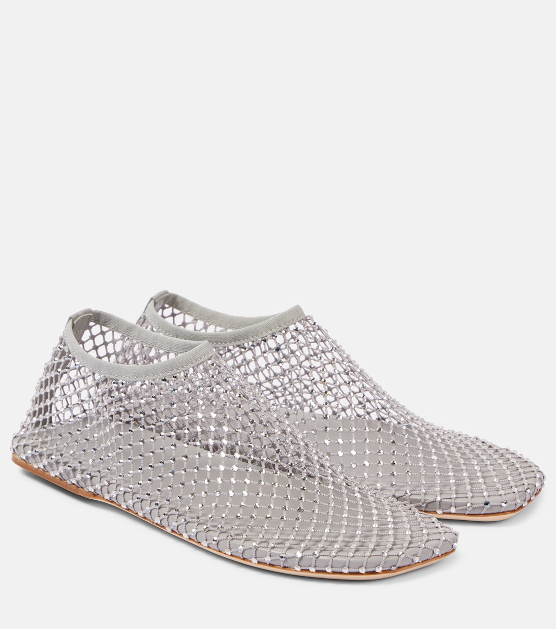 Minette Embellished Mesh Flats