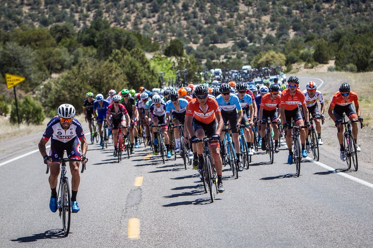 Paco Mancebo (Canyon) launches an attack.