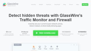 GlassWire website screenshot