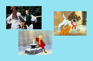 The Parent Trap, The Sword in the Stone, Oliver & Company movie stills