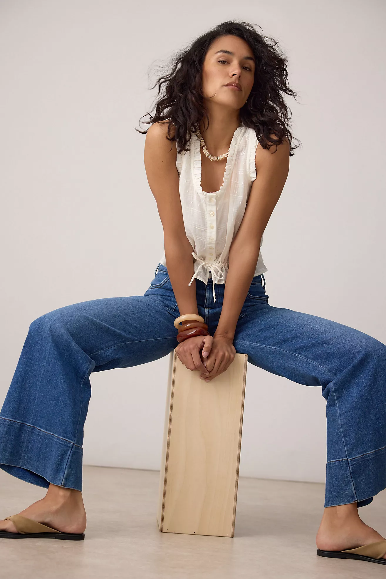 The Rylan High-Rise Flare Jeans by Pilcro