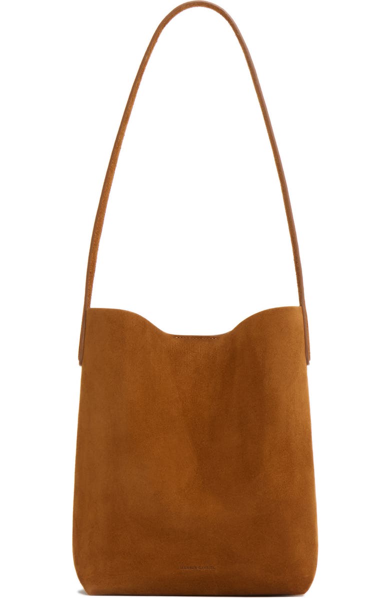 Small Everyday Cabas Suede Hobo Bag